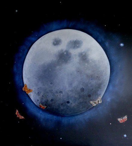 Blue moon 120x120 cm(Sold)