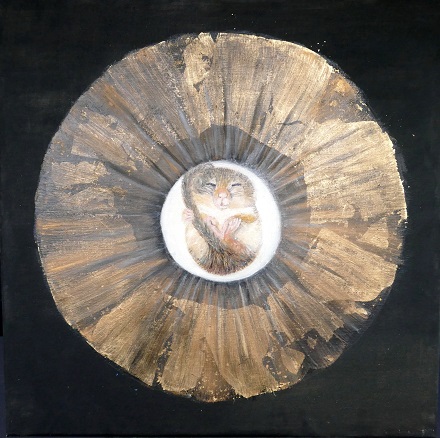 Hazelmuis 60 x 60 cm (Sold)
